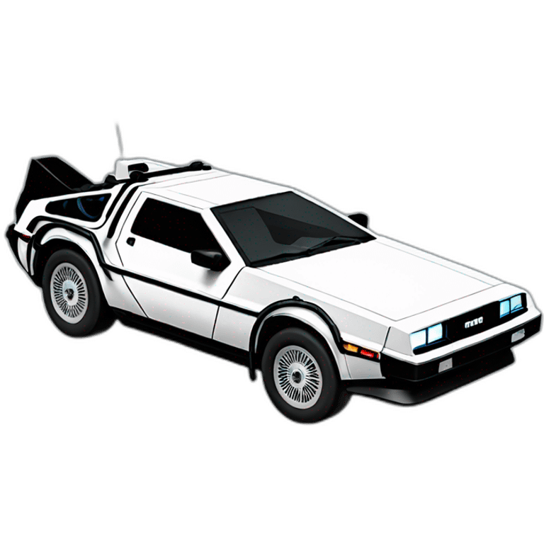 delorean emoji