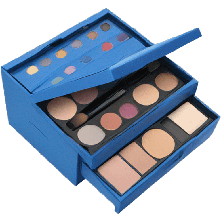 makeup box blue emoji