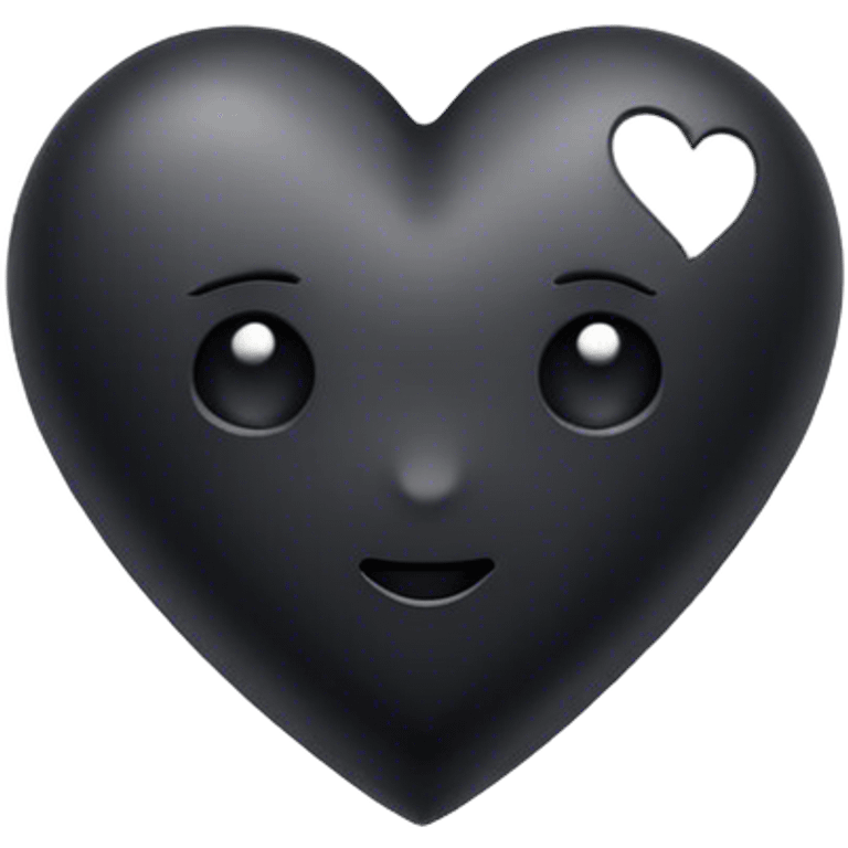 Black heart  emoji