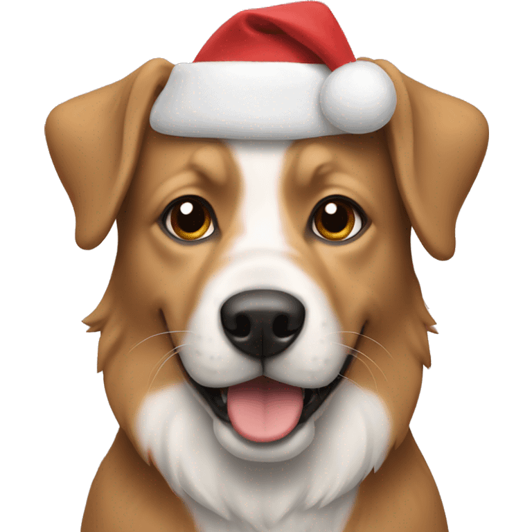 dog christmas emoji