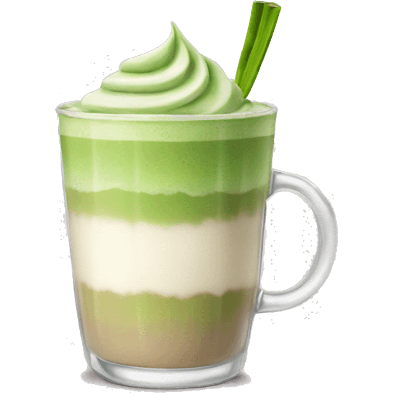 Matcha latte  emoji