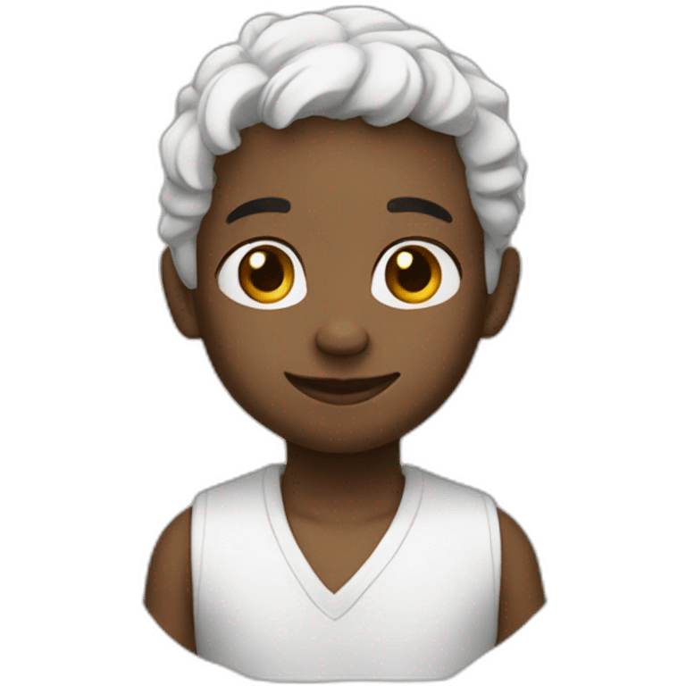 Lil mabu white emoji