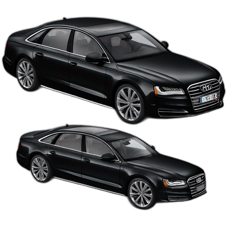 AUDI A8 55TFISI black emoji