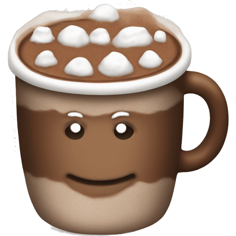 Christmas hot cocoa emoji