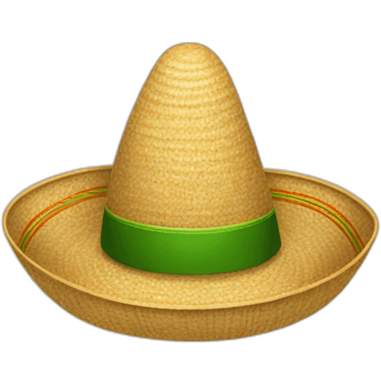 Sombrero vueltiao navideño emoji