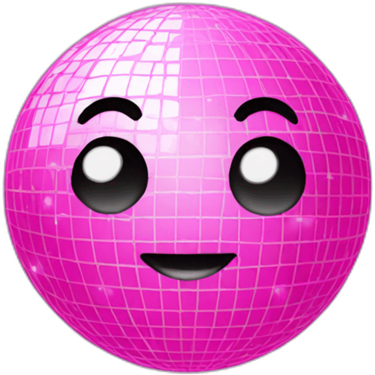 pink discoball emoji