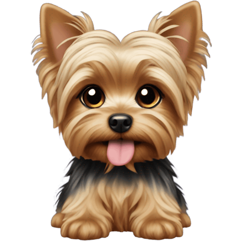 Yorkie puppy emoji