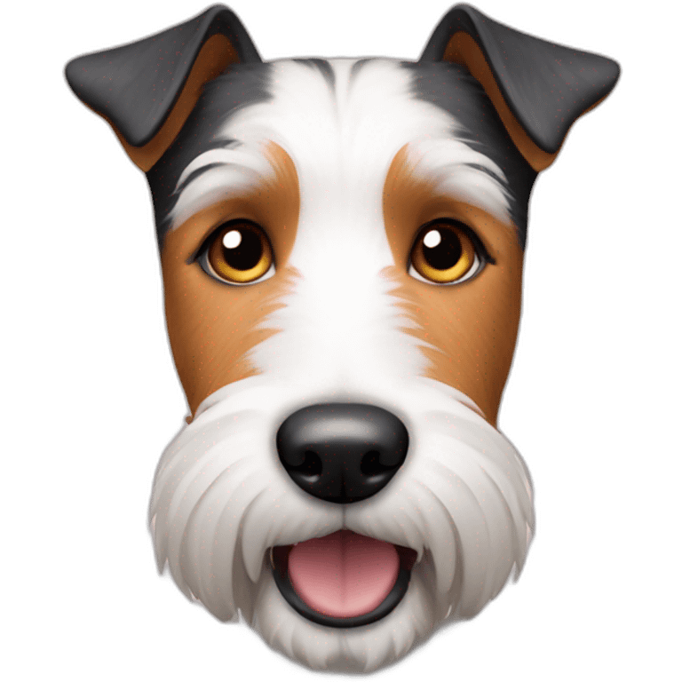 friendly foxterrier emoji