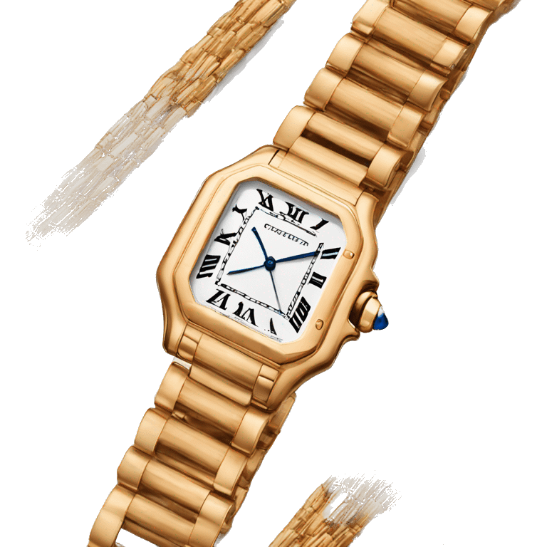 Cartier watch emoji