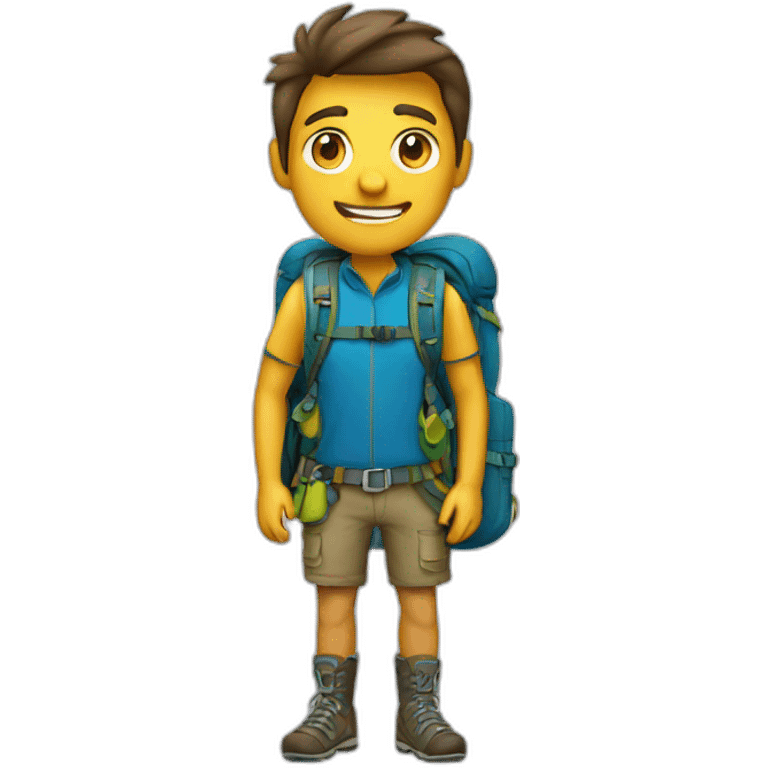 backpacker emoji