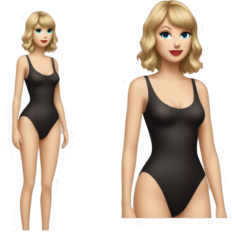 Taylor swift in lover bodysuit emoji