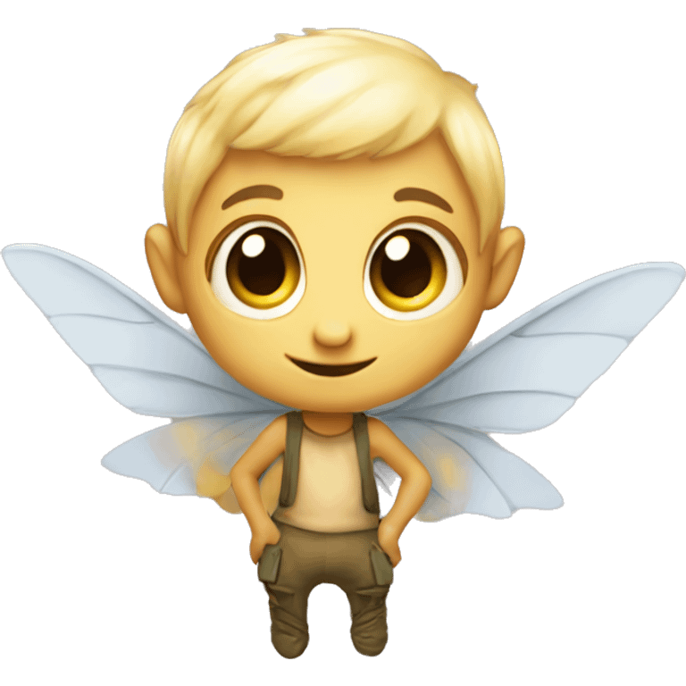 pixie: Small, mischievous creatures with wings that delight in causing chaos and mischief. emoji