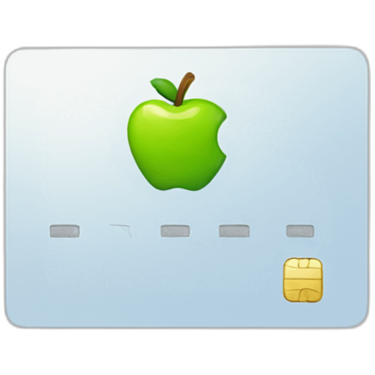 Apple card emoji