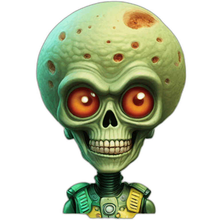 Mars Attacks Martian emoji