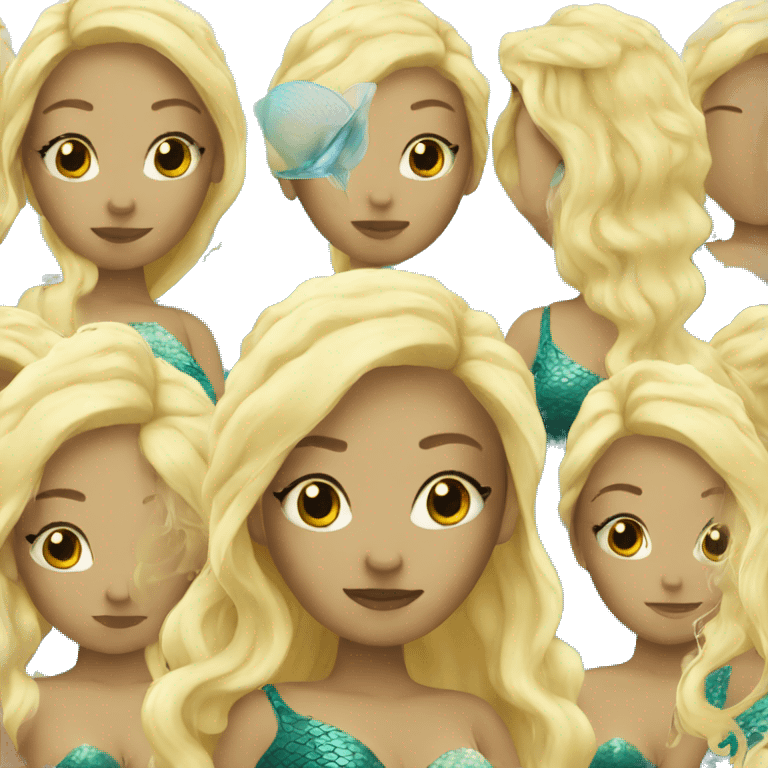 blonde mermaid  emoji