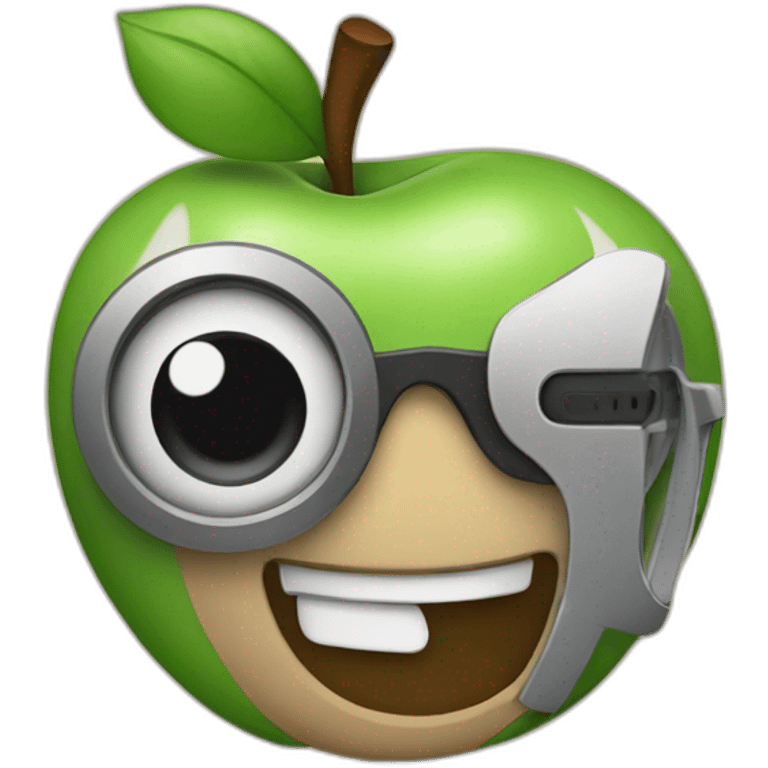 apple fan emoji