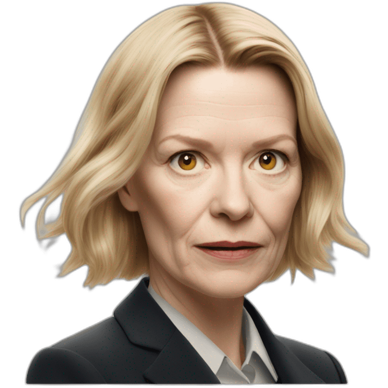 Sandra Huller german actress toni erdmann face emoji