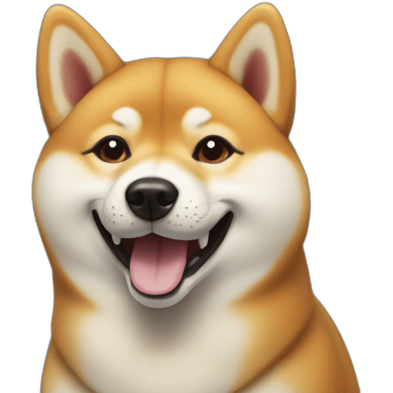 Smiling Shiba Inu emoji