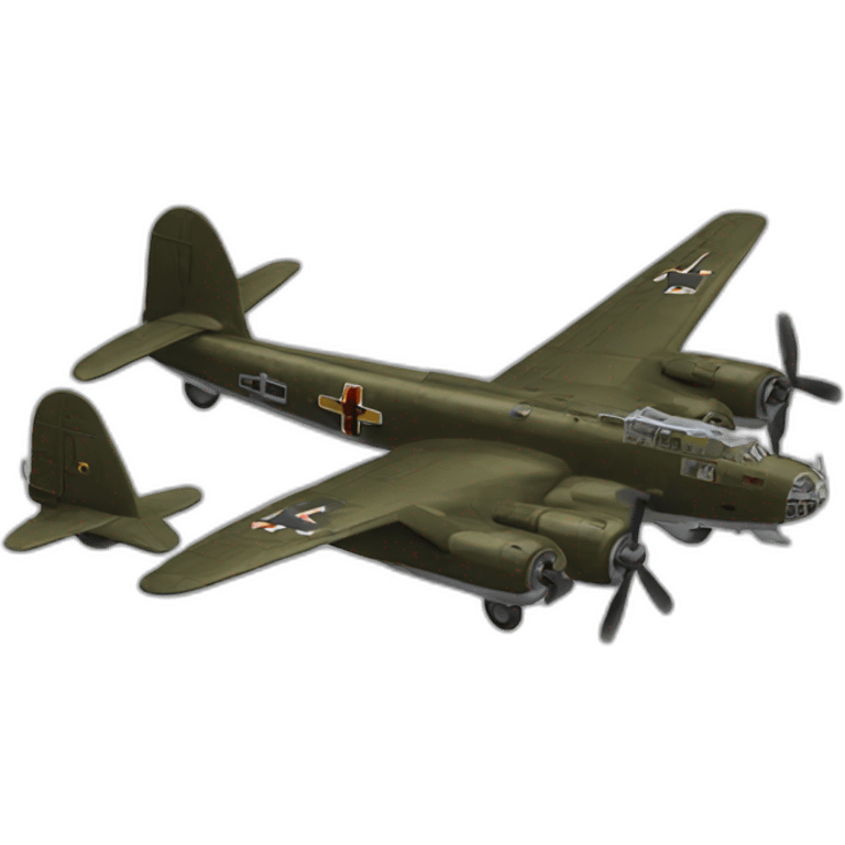 world war two german bomber emoji