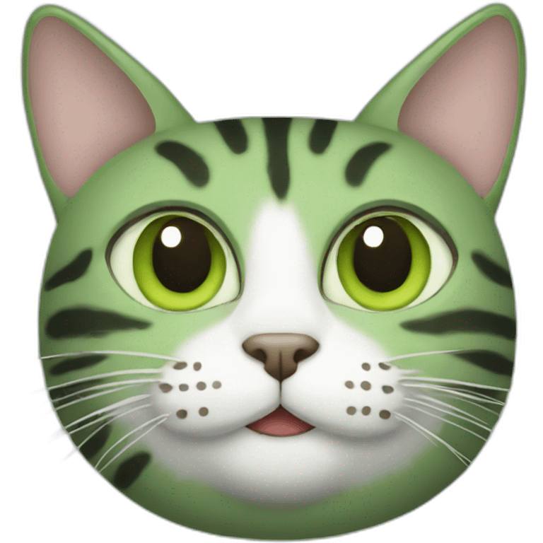 Avocado cat emoji