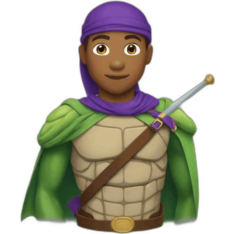 Mbappe disfrazado de donatello emoji