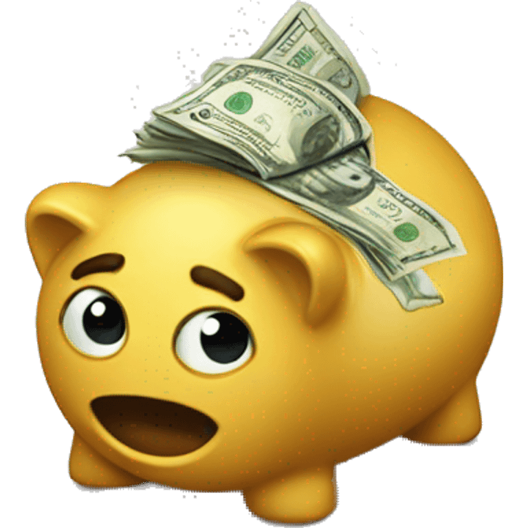 Money going bank emoji