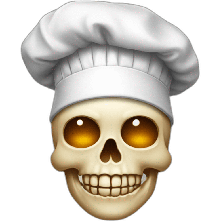 Skull Chef Kiss emoji