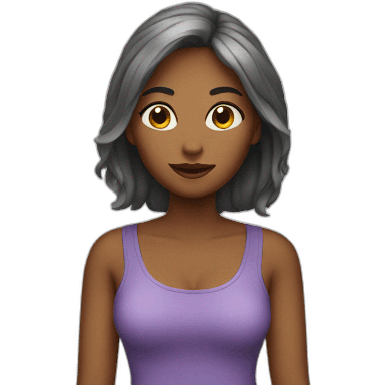 Femme chat emoji