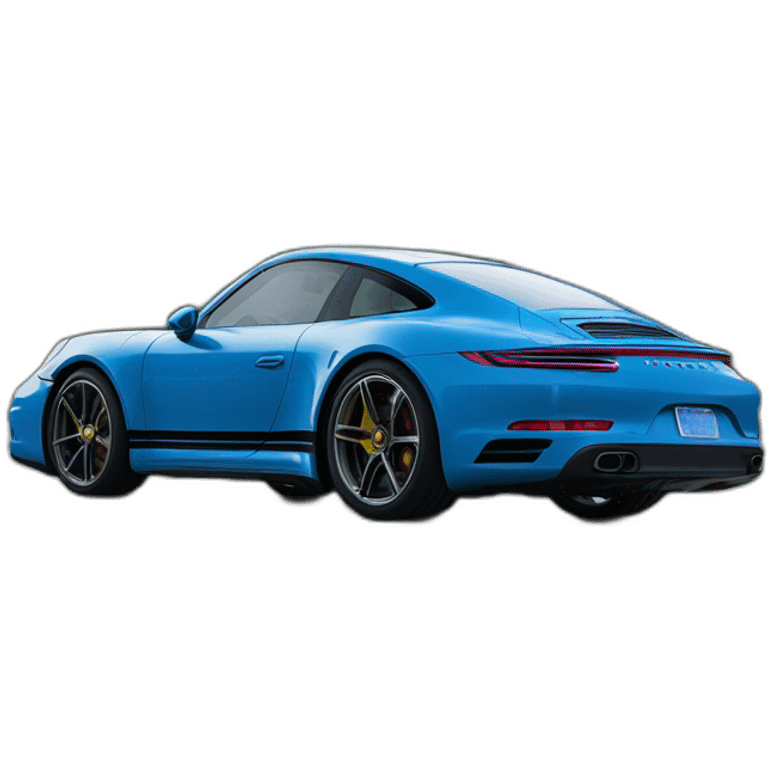 Porsche blue emoji