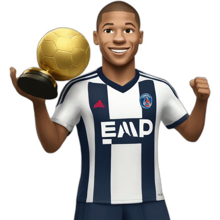 mbappe winning champion league emoji