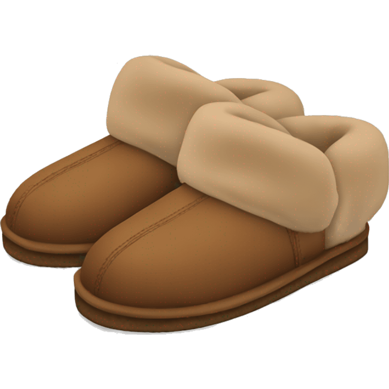 Ugg slippers brown emoji