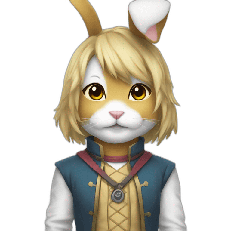 Cosplay lapin emoji