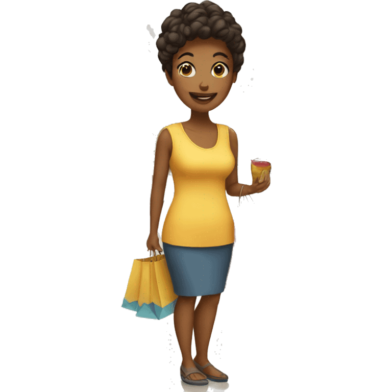 mom shopping emoji