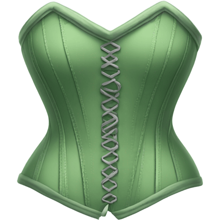 Sage corset, isolated emoji