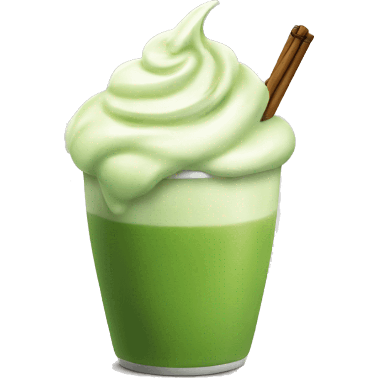 Matcha latte  emoji