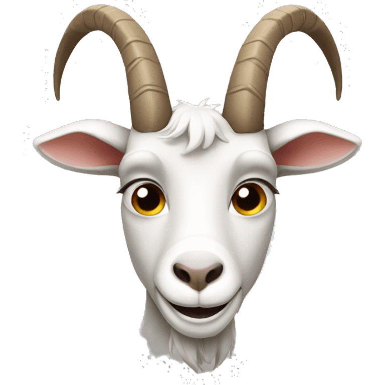 Goat face emoji