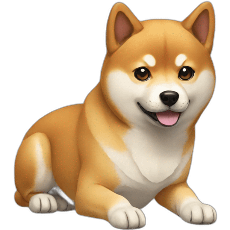 shiba-dog-dot emoji