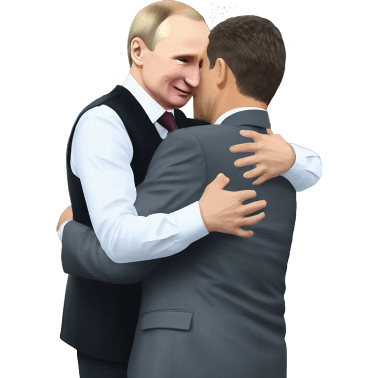 Putin hugging Zelenskyy  emoji