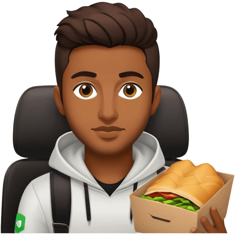 Amir uber eats driver emoji