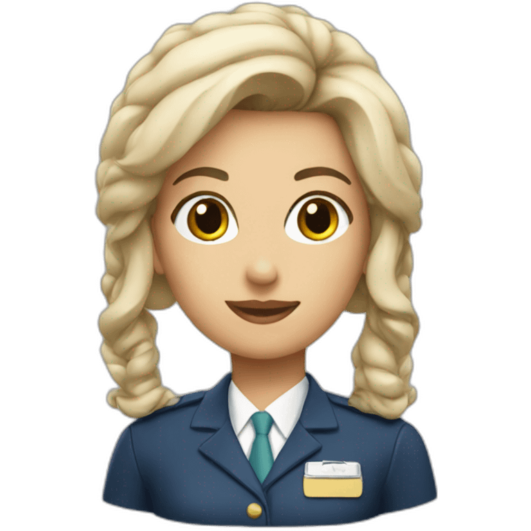 stewardess emoji