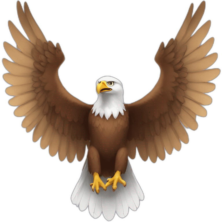 Eagle spread wings emoji