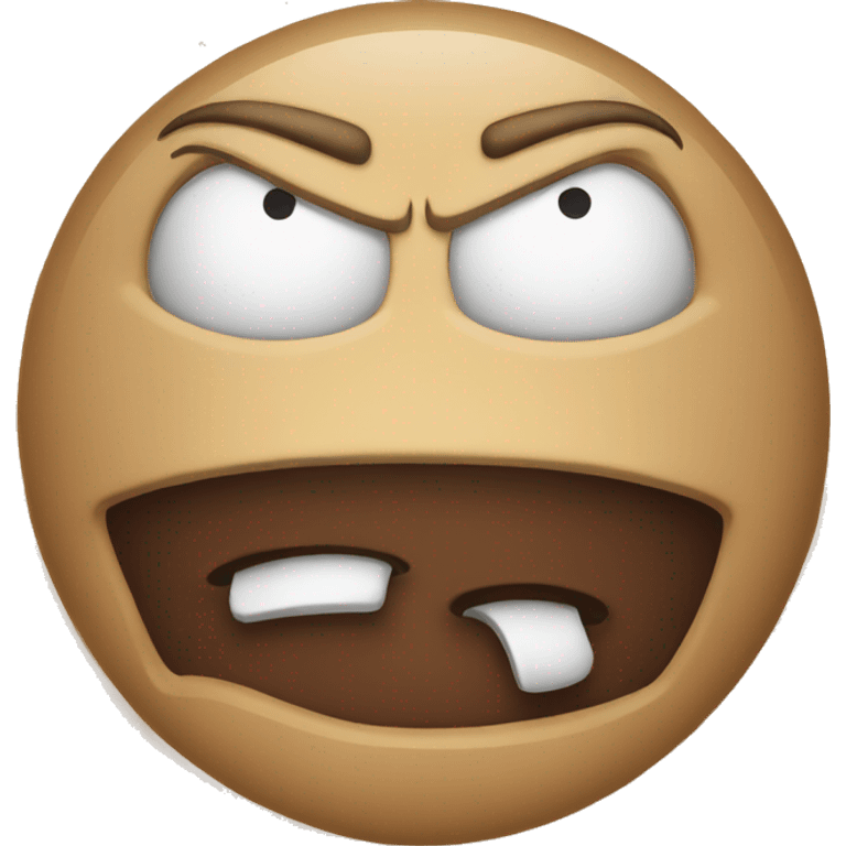 Hungry and angry  emoji