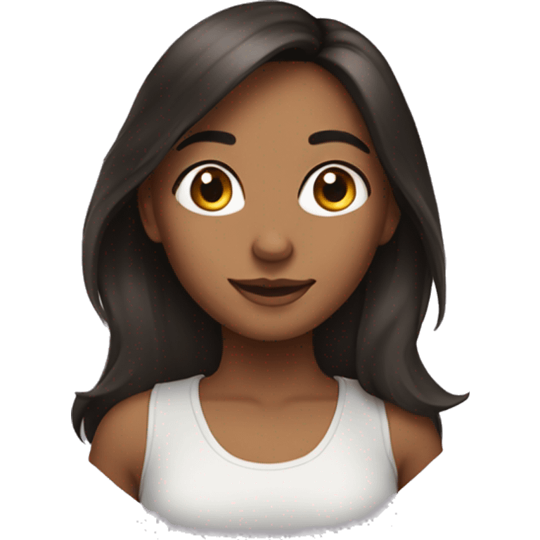 brune girl emoji