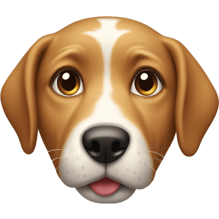 Apple dog emoji