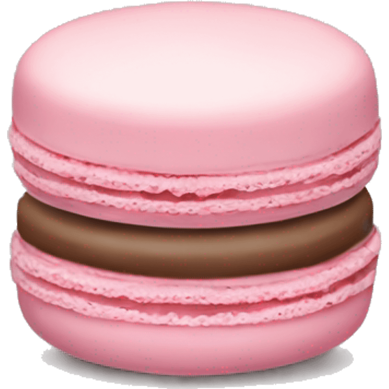 a pastel pink Macaron emoji