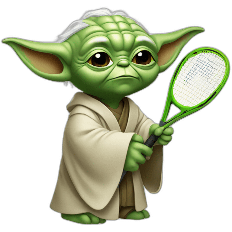 Yoda-avec-une-raquette-de-tennis emoji