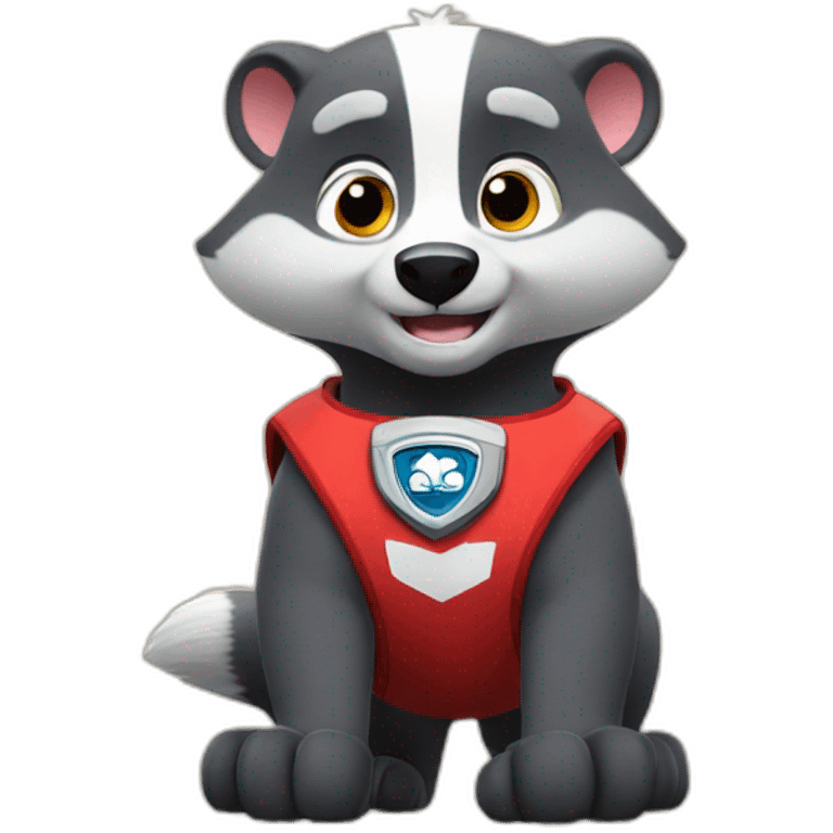 badger in the paw patrol emoji