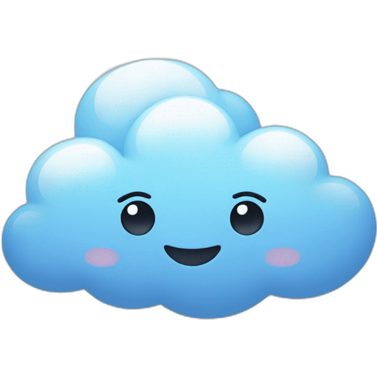 Cute clouds  emoji