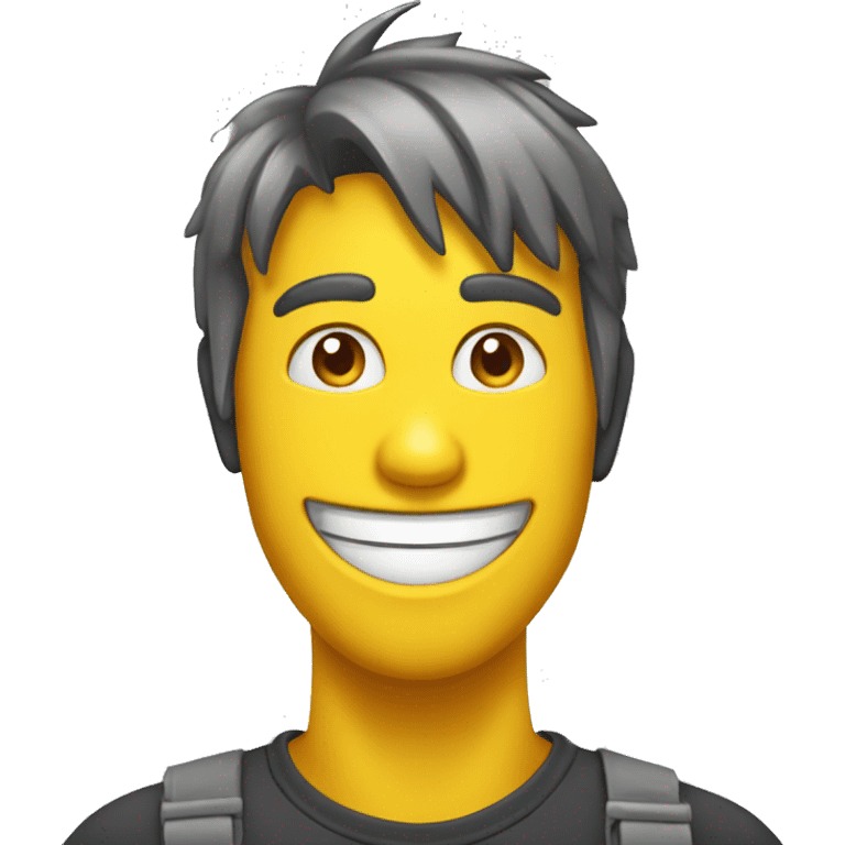 idea bombilla con cara sonriente emoji