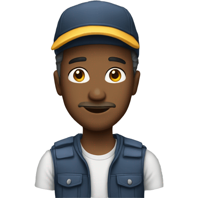 man with cap emoji